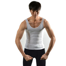 Load image into Gallery viewer, Men's Body Shaper For Men Slimming Shirt Tummy Waist Vest lose Weight Sport Training