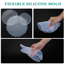 Load image into Gallery viewer, Resin Casting 3 Tier Cake Stand Mold DIY Silicone Mold Kit with 3 Round Tray