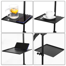 Load image into Gallery viewer, 7.9*8.6in Microphone Stand Tray Clamp-on Rack Shelf Holder for Music Sheet