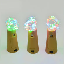 Load image into Gallery viewer, 3pcs Wine Bottle Cork Lights Copper Led Light Strips Rope Lamp Kit DIY Colorful