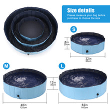Load image into Gallery viewer, OWNPETS Foldable Pet Pool, Portable Dog Swimming Bathing Pool, Non-Slip Multi-Purpose Kiddie Pool Bathtub for Kids, Dogs, Cats, Pigs & More Pets M size