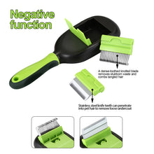 Load image into Gallery viewer, 5 In 1 Pet Brush Set Pet Grooming Shedding Massage Combs for Dogs & Cats Removes Undercoat Dander Dirt