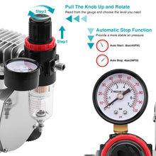 Load image into Gallery viewer, Airbrush Compressor Kit with 6FT Air Hose and Airbrush Holder
