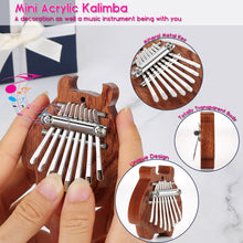 Load image into Gallery viewer, 2Pcs Finger Thumb Piano Mini Kalimba with 8 Keys Gifts for Kids Adults Beginners