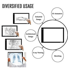 Load image into Gallery viewer, AGPtek HL0163-1-1 17-Inch LED Artcraft Tracing Light Pad Light Box For Artists,Drawing, Sketching, Animation, White