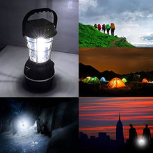 Load image into Gallery viewer, Solar Lantern, AGPtek 5 Mode Hand Crank Dynamo 36 LED Rechargeable Camping Lantern Emergency Light, Ultra Bright LED Lantern - Car Charge - Camping gear for Hiking Emergencies Hurricane Outages