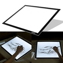 Load image into Gallery viewer, AGPtek A4 Ultra-thin Portable LED Artcraft Tracing Light Pad Light Box USB Power Cable Dimmable Brightness Tatoo Pad Aniamtion, Sketching, Designing, X-ray Viewing W/ USB Adapter (PSE Approval )