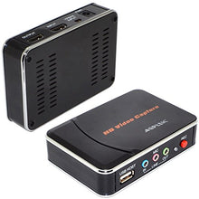 Load image into Gallery viewer, AGPtek HD Game Capture Card HD Video Capture 1080P HDMI/ YPBPR Video Recorder for Xbox 360 Xbox One/ PS3 PS4/ Wii U, Support Mic in with YPBPR Input
