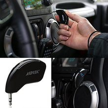 Load image into Gallery viewer, AGPtek 3.5mm AUX Car Bluetooth Receiver Speaker Music Streaming Receiver Adapter with Hands Free Calling for Samsung iPhone Blackberry HTC LG SONY Tablets MP3 Players