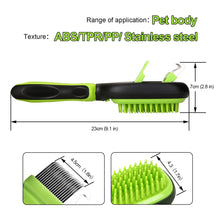 Load image into Gallery viewer, 5 In 1 Pet Brush Set Pet Grooming Shedding Massage Combs for Dogs &amp; Cats Removes Undercoat Dander Dirt
