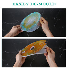 Load image into Gallery viewer, Resin Casting 3 Tier Cake Stand Mold DIY Silicone Mold Kit with 3 Round Tray
