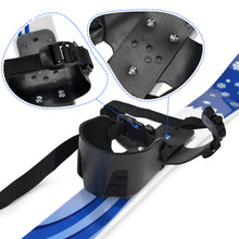 Load image into Gallery viewer, Kids Beginner Ski Boards & Poles, ODOLAND Low-Resistant Ski Boards for Age 4 and Under, Snowflake