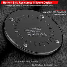 Load image into Gallery viewer, Qi Fast Wireless Charger Charging Pad For iPhone X 8 Plus & Galaxy S9 S8 Note 8