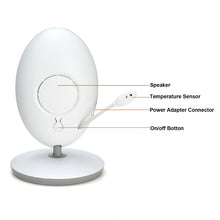 Load image into Gallery viewer, Fitnate® Wireless Video Baby Monitor with Digital Camera, Night Vision Temperature Monitoring & 2 Way Talkback System, Built-in Remote Lullabies, More Strong Signal, Larger Monitor