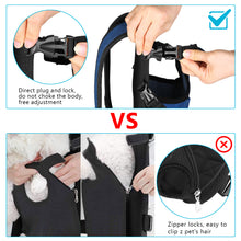 Load image into Gallery viewer, Ownpets Legs Out Front Dog Carrier, Hands-Free Adjustable Pet Carrying Backpack, Ideal for Small & Medium Cat, Dog Puppy Doggie (M)