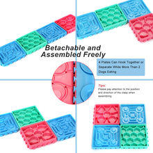 Load image into Gallery viewer, 4Pcs Pet Slow Feeder Tray Set Anti-Slip Slow Eating Dog Feeder Trays & Licking Trays Ideal for Pet Anxiety Relief