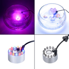 Load image into Gallery viewer, 12LED Changing Color Mist Maker Fogger Mist Generator Large Capacity Of Mist Perfect for Halloween and other Holidays