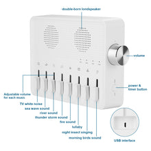 Load image into Gallery viewer, USB White Noise Maker Machine Sleep Therapy Nature 7 Sound Spa Relax Home Travel