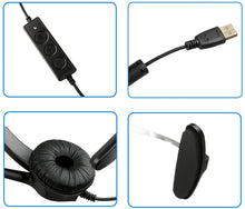 Load image into Gallery viewer, AGPtEK Call Center Hands-Free Noise Cancelling Corded Monaural Headset with Mic Mircrophone