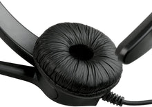 Load image into Gallery viewer, AGPtEK Call Center Hands-Free Noise Cancelling Corded Monaural Headset with Mic Mircrophone