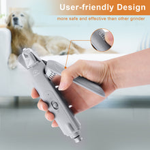 Load image into Gallery viewer, Dog Cat Nail Clipper Grinder with LED Light Electric Pet Grooming Tool