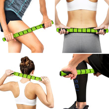 Load image into Gallery viewer, 5-In-1 Large size Foam Roller Kit with Muscle Roller Stick and Massage Balls, High Density 18" Foam Roller for Muscle Therapy and Balance Exercise