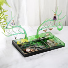 Load image into Gallery viewer, Epoxy Resin Silicone Molds Antlers Tree Branch Tray Jewelry Displayed Organizer for Necklace Earrings