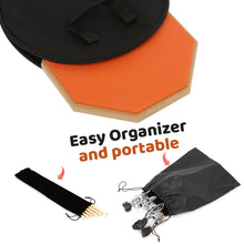 Load image into Gallery viewer, AGPtEK Drum Practice Pads with 3 Pairs of Drum Sticks and Adjustable Snare Drum Stand Double Sided Drum Pad for Beginners and Pro