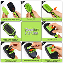 Load image into Gallery viewer, 5 In 1 Pet Brush Set Pet Grooming Shedding Massage Combs for Dogs & Cats Removes Undercoat Dander Dirt