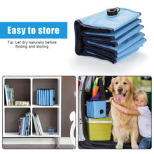 Load image into Gallery viewer, OWNPETS Foldable Pet Pool, Portable Dog Swimming Bathing Pool, Non-Slip Multi-Purpose Kiddie Pool Bathtub for Kids, Dogs, Cats, Pigs & More Pets S size