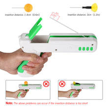 Load image into Gallery viewer, Green Interactive Cat Toy Gun Cat Stick Toy with Ball & Feather