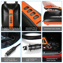 Load image into Gallery viewer, Digital Electric Air Pump Intelligent Dual Stage & Auto-Off Function for Paddle Boards Inflatable Boat Kayaks