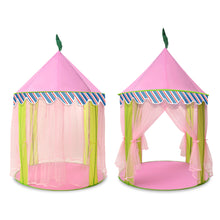 Load image into Gallery viewer, ODOLAND Princess Castle Children Play Tent for Kids Indoor & Outdoor Pink Playhouse