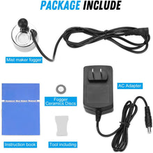 Load image into Gallery viewer, FITNATE Aluminum Mist Maker Fogger Air Humidifier Atomizer, Lots Foggy Effect, with Fogger Ceramics Discs Tools