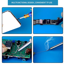 Load image into Gallery viewer, 13.8" * 9.8" Magnetic Soldering Silicone Heat Insulation Mat for BGA Iron Gun Workbench Cell Phone