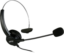 Load image into Gallery viewer, AGPtEK Call Center Hands-Free Noise Cancelling Corded Monaural Headset with Mic Mircrophone