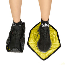 Load image into Gallery viewer, HK step in sock shoe covers automatic hands free shoe cover (pair)