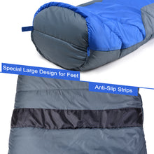 Load image into Gallery viewer, Ultra Warm Cold Weather 23F Mummy Sleeping Bag ¨C Windproof, Waterproof, Super Comfortable Bag with Compression Sack for Camping, Traveling, Survival and Outdoor Activities