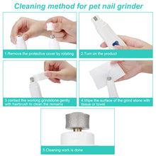 Load image into Gallery viewer, Pro Pet Dog Cat Nail Trimmer Grooming Tool Grinder Electric Clipper Kit