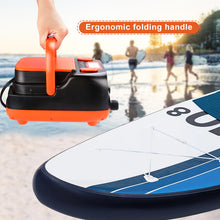 Load image into Gallery viewer, Air Pump, AGPtEK Electric Air Pump Digital 16PSI 12V Rechargeable SUP Electric Air Pump Compressor with Quick Air Inflator / Deflator, Portable Electric High Pressure Air Pump for Air Mattresses, Tents and Inflatable Boats