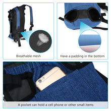 Load image into Gallery viewer, Ownpets Legs Out Front Dog Carrier, Hands-Free Adjustable Pet Carrying Backpack, Ideal for Small & Medium Cat, Dog Puppy Doggie(L)