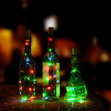 Load image into Gallery viewer, 3pcs Wine Bottle Cork Lights Copper Led Light Strips Rope Lamp Kit DIY Colorful