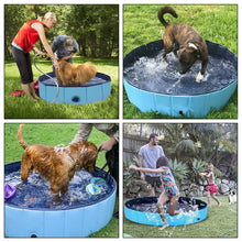 Load image into Gallery viewer, OWNPETS Foldable Pet Pool, Portable Dog Swimming Bathing Pool, Non-Slip Multi-Purpose Kiddie Pool Bathtub for Kids, Dogs, Cats, Pigs &amp; More Pets
