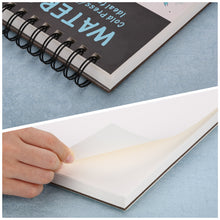 Load image into Gallery viewer, AGPtEk Watercolor Paper Pad 9 * 12 inches 35 Sheets Acid Free Great for Watercolor Painting and Wet Media