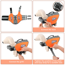 Load image into Gallery viewer, XL Size Dog Life Jacket Reflective Safety Vest with Adjustable Buckles & Durable Rescue Handle Swimming Surfing Boating