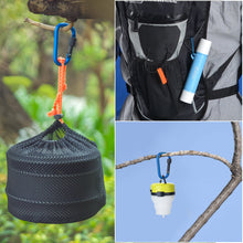Load image into Gallery viewer, ODOLAND 10pcs Camping Cookware Mess Kit Lightweight Pot Pan Kettle with 2 Cups Fork Knife Spoon Kit for Backpacking Outdoor Camping Hiking and Picnic