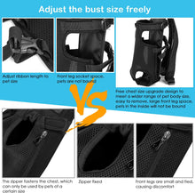 Load image into Gallery viewer, Ownpets Legs Out Front Dog Carrier, Hands-Free Adjustable Pet Carrier Backpack for Small Medium Cat Puppy Doggie (Large)