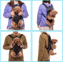 Load image into Gallery viewer, Ownpets Legs Out Front Dog Carrier, Hands-Free Adjustable Pet Carrier Backpack for Small Medium Cat Puppy Doggie (Large)