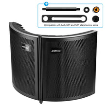 Load image into Gallery viewer, AGPTEK Studio Microphone Foam Shield Soundproofing Acoustic Panel Mic Booth Shield Noise Deadening Absorbing (L(13"*8.3"))
