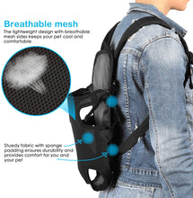 Load image into Gallery viewer, Ownpets Legs Out Front Dog Carrier, Hands-Free Adjustable Pet Carrier Backpack for Small Medium Cat Puppy Doggie (Large)